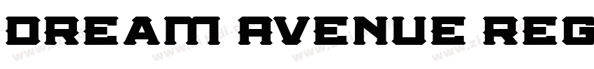 Dream Avenue Regula字体转换